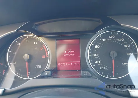 2012 Audi A4 2.0T Premium from USA, damaged, VIN WAUBFAFL1CN000222